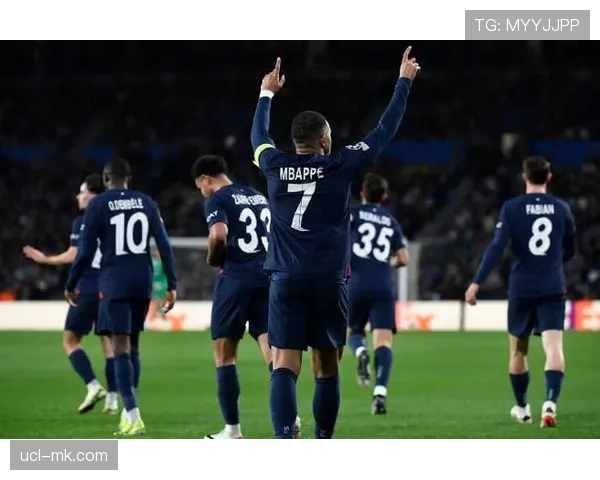 马赛1-1巴黎圣日耳曼，奥巴梅扬头槌破门，姆巴佩点射扳平